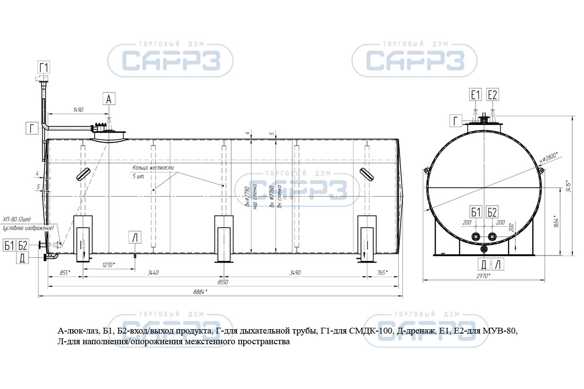Реферат: Стальной вертикальный цилиндрический резервуар емкостью 5000 м3