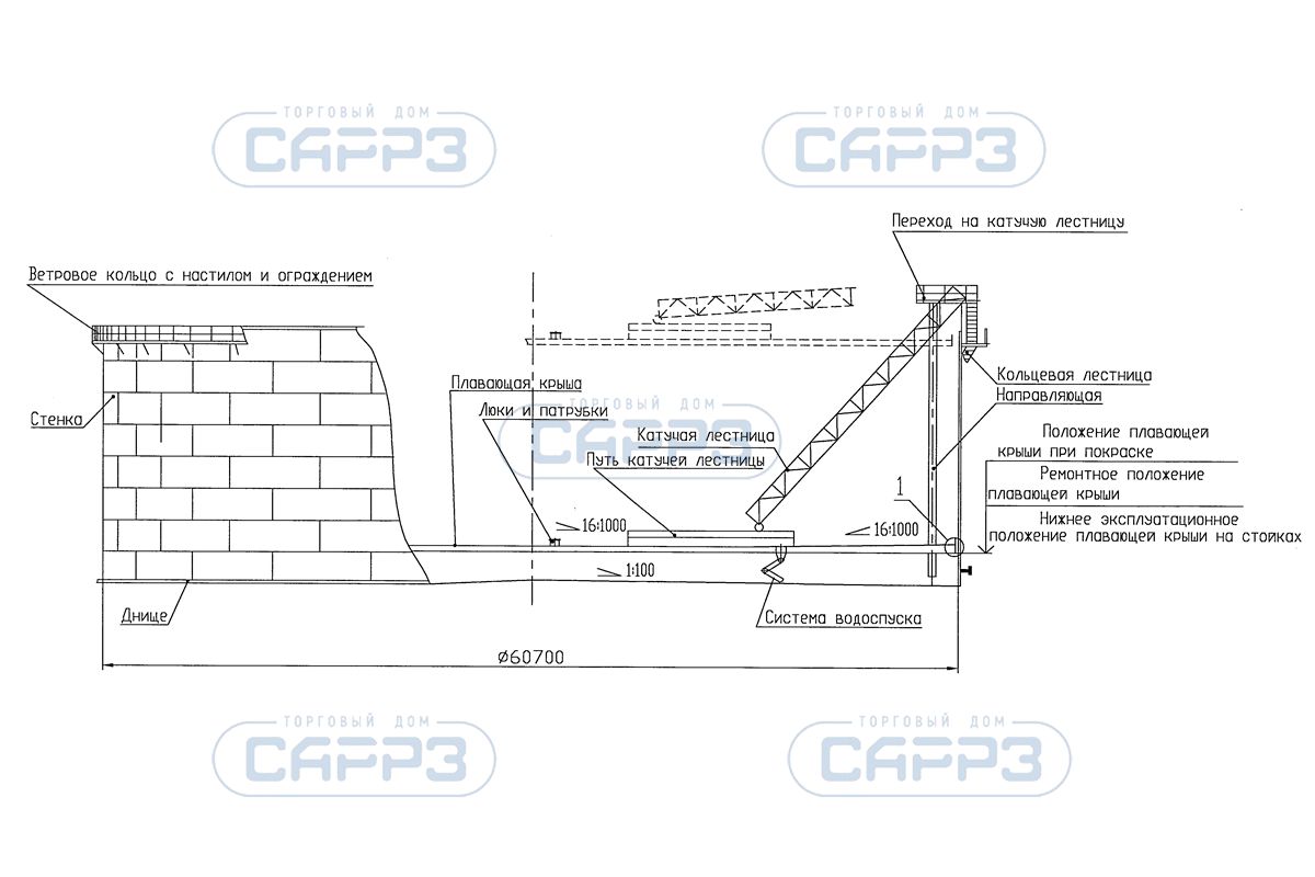 Курсовая работа по теме Сооружение стального вертикального цилиндрического резервуара объемом 50000 м3 с плавающей крышей (РВСПК 50000)